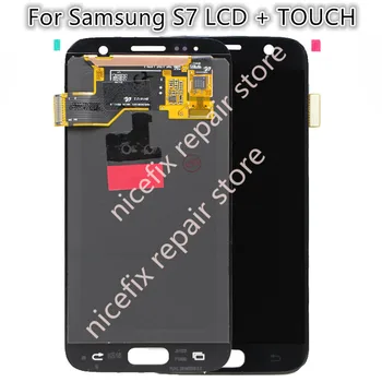 

For SAMSUNG GALAXY S7 G930A G930W8 G930F LCD Display Touch Screen Digitizer Assembly Replacement For SAMSUNG S7 LCD