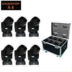 № 6IN1 Roadcase упаковка 60 Вт Moving Head гобо свет DMX512 управления 3-контактный XLR разъем повернуть гобо/ цвет колеса