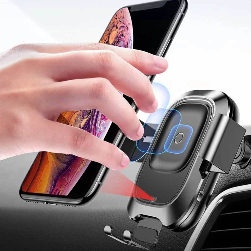 

Wireless Charging car Mount qi Wireless car Fast Charger Mount Phone Holder Car Phone Mount Wireless Charger for Iphone Samsung