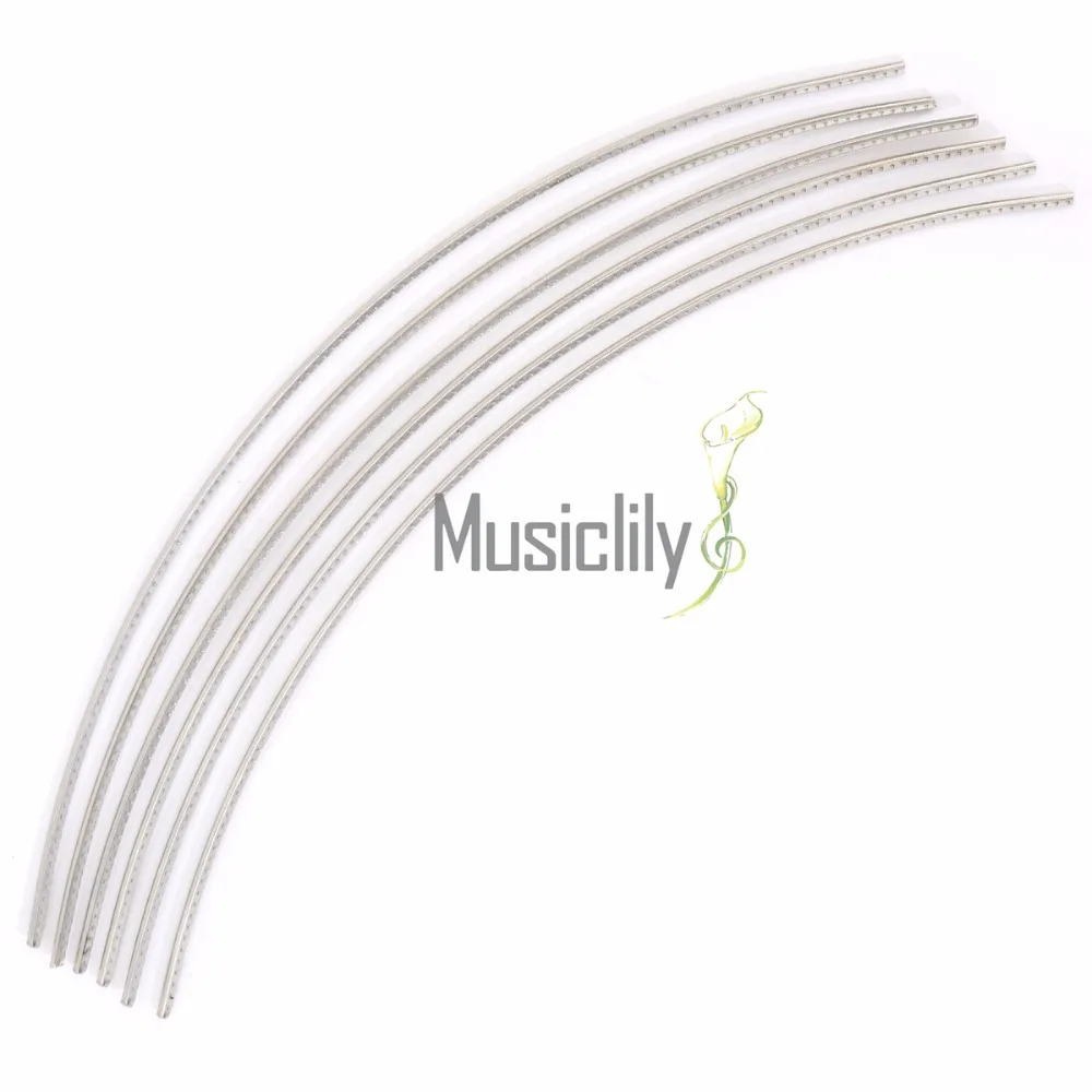 Musiclily кратном размере Sintoms Премиум Джамбо лад провода 2.7 мм/2,9 мм/3.0 мм 18% нейзильбер Дополнительный Жесткий набор