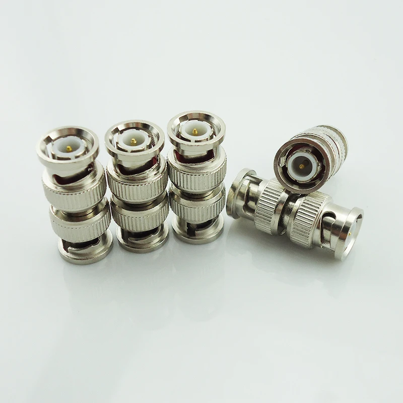 Gakaki 10pcs/lot CCTV Accessories BNC Male to Male CCTV Security Coax Coupler Video BNC Connector Adapter RF Convertor цена Gakaki 10pcs/lot CCTV Accessories BNC Male to Male CCTV Security Coax Coupler Video BNC Connector Adapter RF Convertor цены онлайн