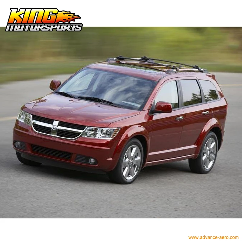 Для 09-15 Dodge Journey OE стиль Багажник На Крышу поперечная перекладина черный алюминий