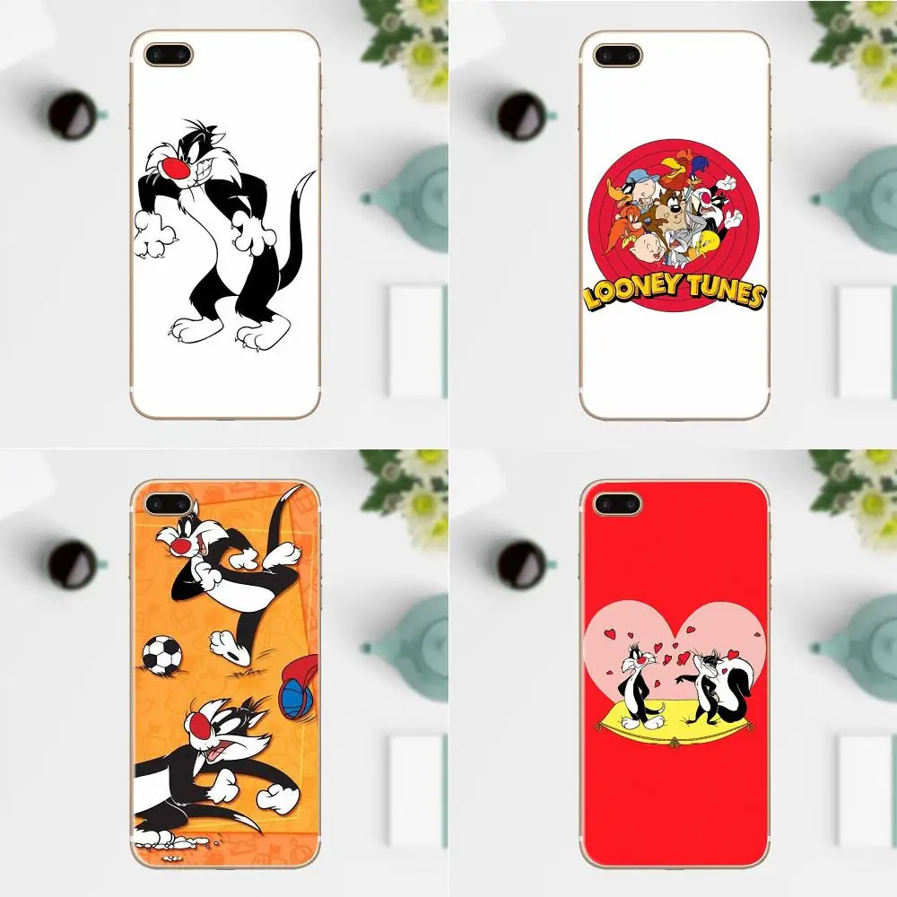 

Sylvester Cat Looney Toons For Xiaomi Redmi 5 4A 3 3S Pro Mi4 Mi4i Mi4C Mi5 Mi5S Mi Max Mix Note 2 3 4 Plus Soft TPU Phone Cases