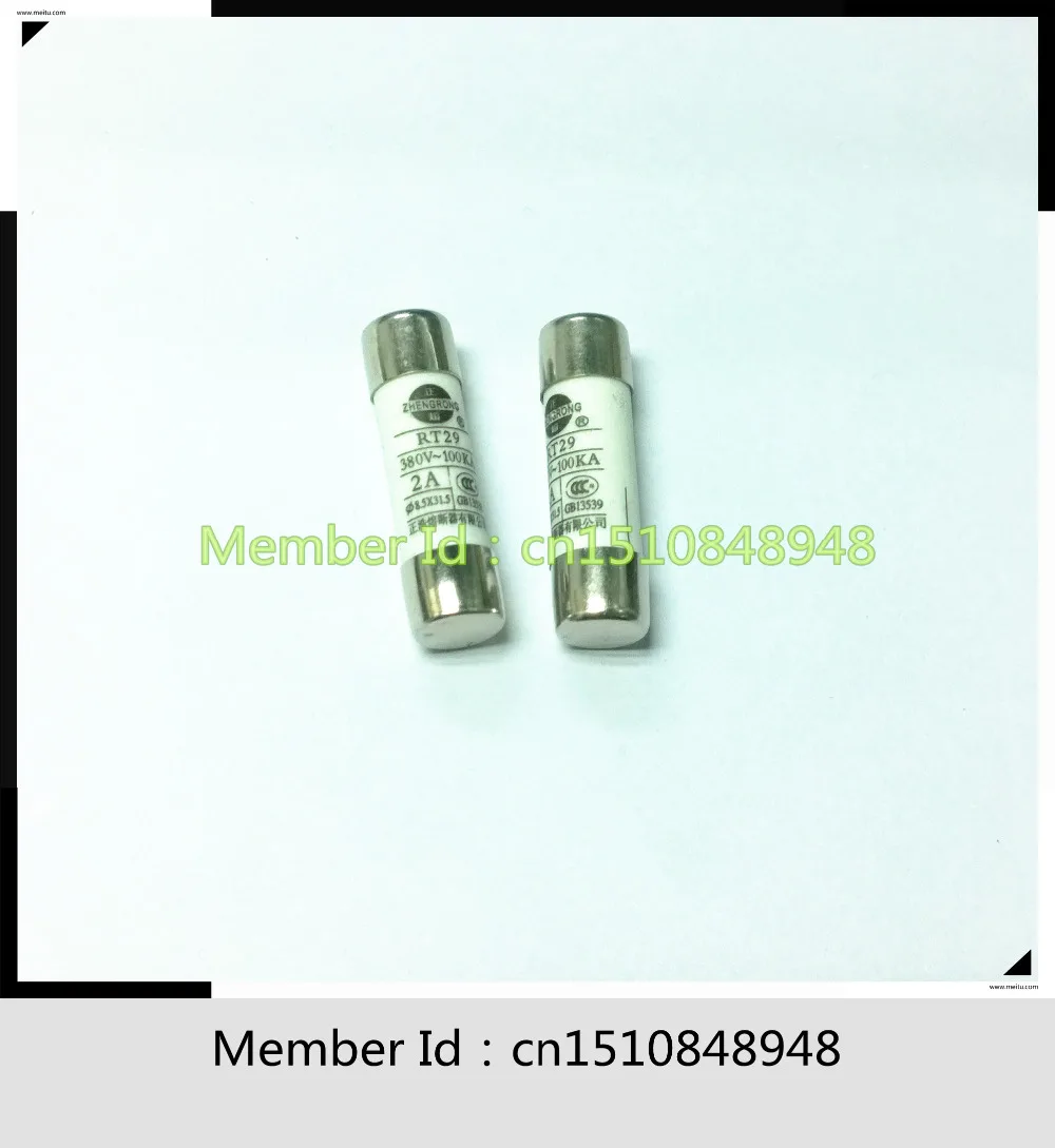 8.5 X 31.5 16000MA 380 В RT29 RO14 * 380V-10KA керамические предохранители-бесплатная 100 / pcs |