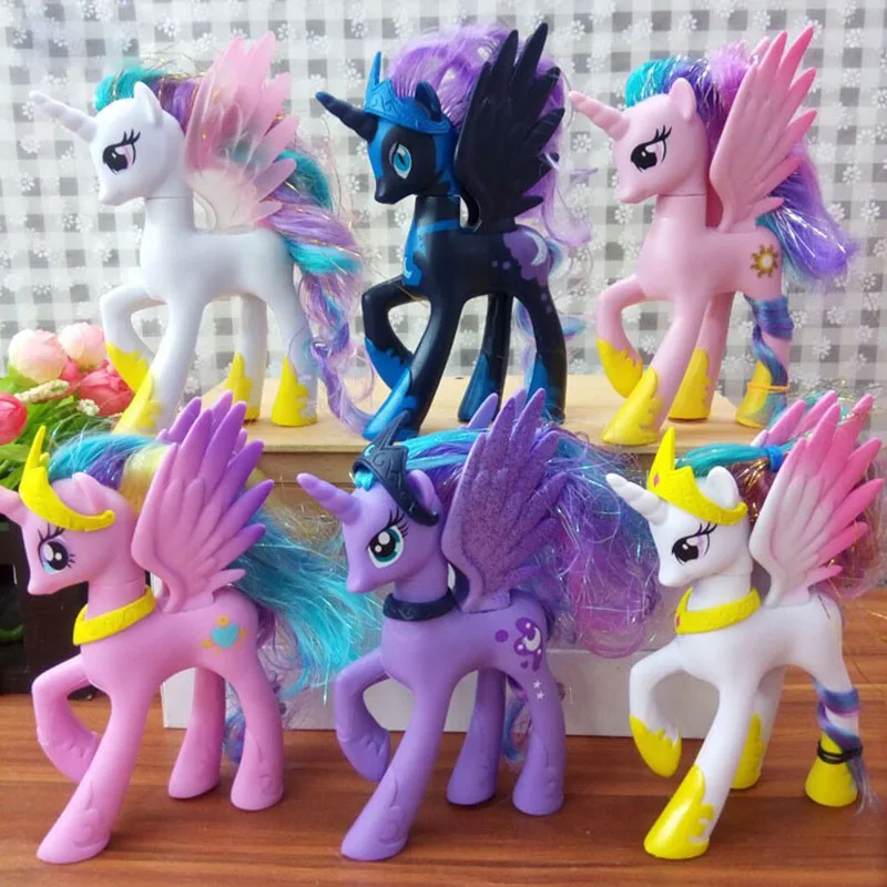 13cm Unicorns Limited Edition Cartoon Models Rainbow 