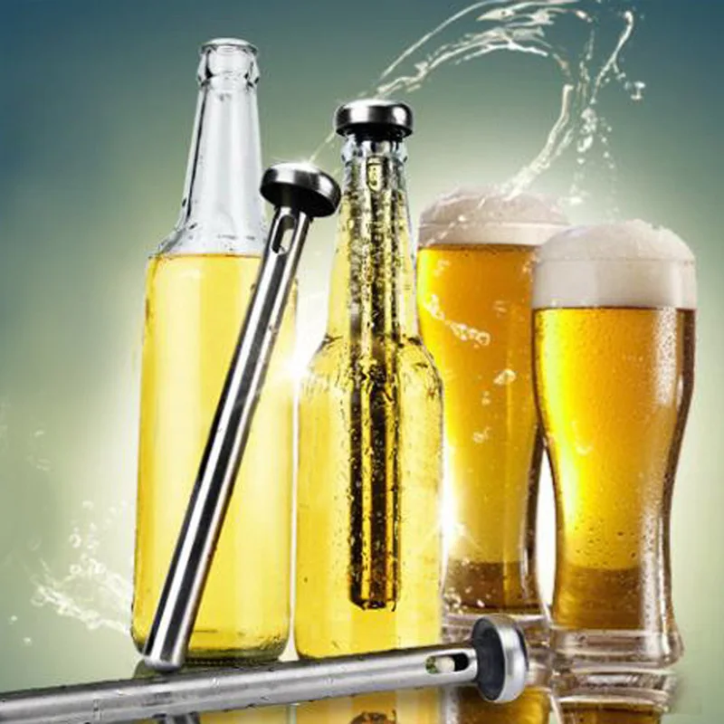 1 шт. портативный охладитель для пива, бара, пива, pourer, 304 нержавеющая сталь, пивной бар, охладитель, охладитель, штанга, бутылка, pourer