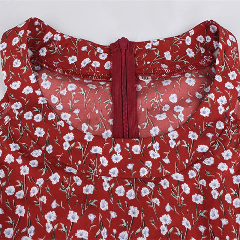 Women Red Plus Size 4XL Jumpsuits Off Shoulder Lace Up Ankle-Length Pants Lady Loose Floral Print Sleeveless Wide Leg Overalls Women Red Plus Size 4XL Jumpsuits Off Shoulder Lace Up Ankle-Length Pants Lady Loose Floral Print Sleeveless Wide Leg Overalls