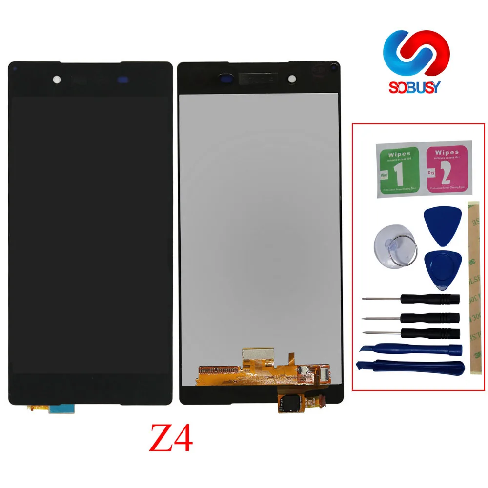 Оригинальный ЖК дисплей Ecran для SONY Xperia Z4 сенсорный экран + рамка Z3 Plus дигитайзер