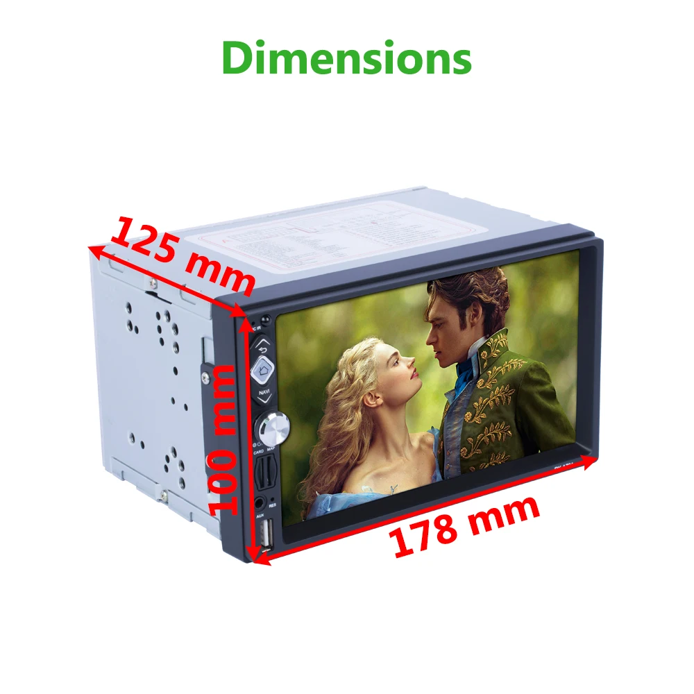 Best Full HD 1080P 7-inch 2DIN QUAD-core Android 7.1 Car Multimedia Player GPS Navigator Steering Wheel Control FM/AM/RDS Radio 19