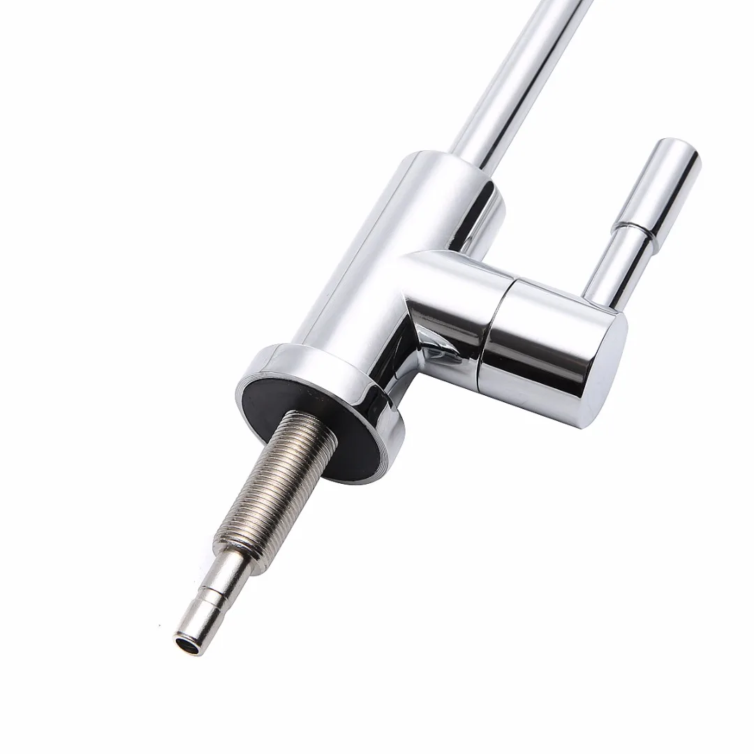 Mayitr 1/4'' Kitchen Chrome Reverse Osmosis RO Drinking Water Filter Sink Faucet Tap