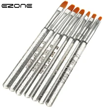 EZONE 7 шт. прозрачная краска нейлоновые кисти для студентов масляная вода красочная краска ing Art Краска ing школьная поставка