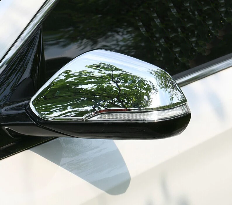 For Hyundai Sonata Mk9 2015 2016 2017 Abs Chrome Side Mirror Cover Trim