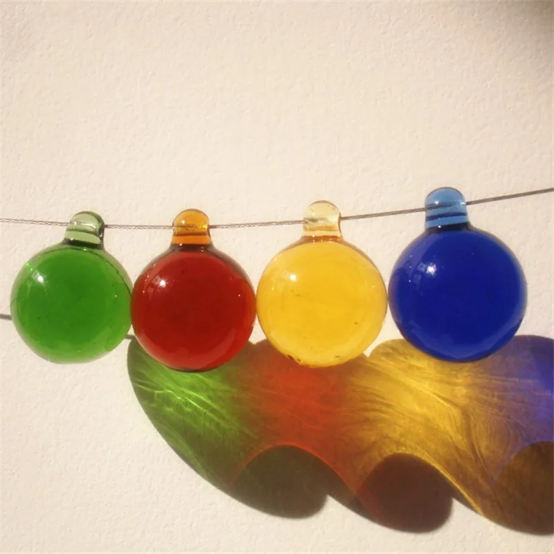

10pcs/Lot , 30mm Mixed Color Crystal Suncatchers Ball Crystal Hanging Ball X'mas Wedding Pendant Chandelier Smooth Balls