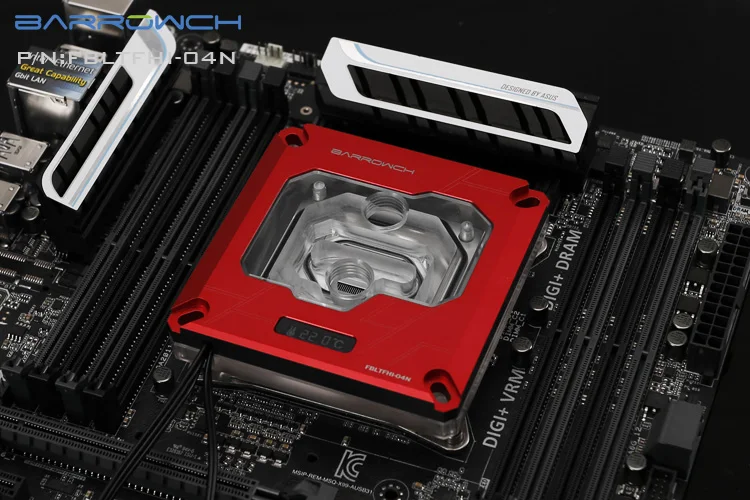 

Barrowch FBLTFHI-04N, For Intel Lga115X / 2011X99 / X299 CPU Water Blocks, Digital Display Temperature cooler With Controller