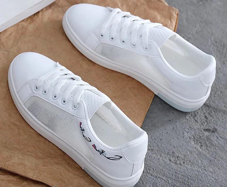 Women Casual Shoes Summer 2018 Spring Women Shoes Fashion Embroidered Breathable Hollow Lace-Up Women Sneakers20180607-184619.Women Casual Shoes Summer 2018 Spring Women Shoes Fashion Embroidered Breathable Hollow Lace-Up Women Sneakers