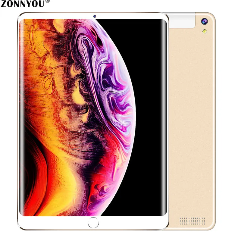 

10.1 inch Tablet PC Android 7.0 Original 3G Phone Call Octa Core 4GB 64GB GPS Bluetooth LTE Dual SIM IPS Screen WiFI Tablets PC