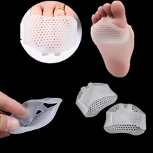 2 шт./пара Кемпинг стельки из силиконового геля плюсневая кость стопы колодки половина двор othotics облегчение боли массаж анти-скольжения подушки