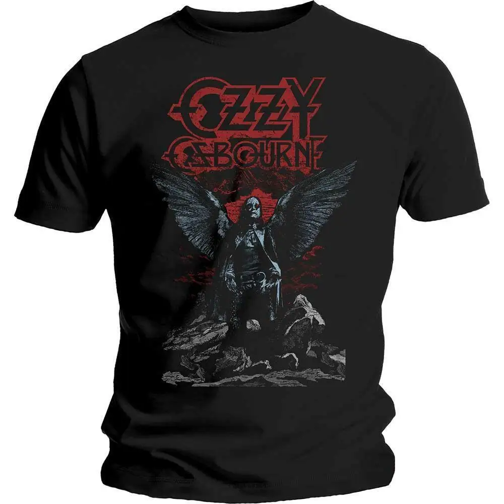 

OFFICIAL LICENSED - OZZY OSBOURNE - ANGELS T SHIRT - HEAVY METAL SABBATH