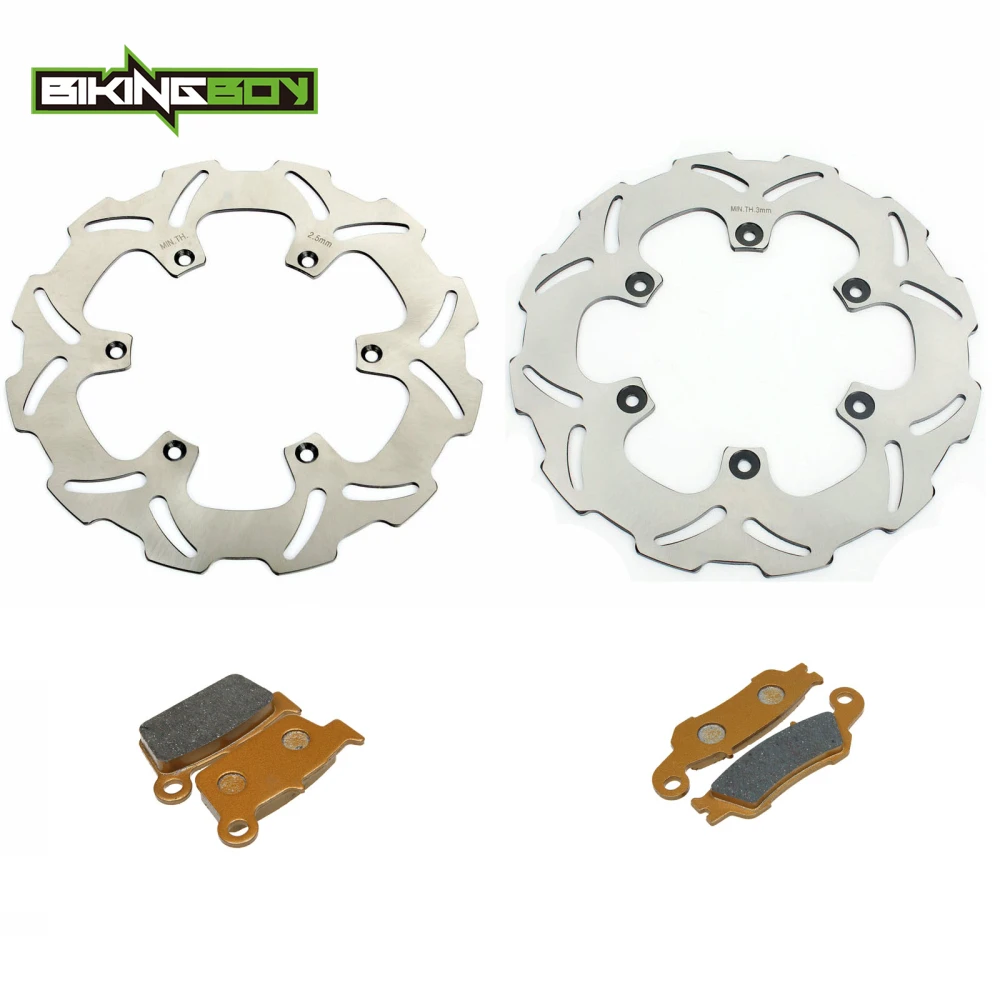 

BIKINGBOY For Yamaha YZ250F YZ450F YZ 125 250 YZF 250 YZ-F 450 08 09 10 11 YZ125 YZ250 Front Rear Brake Discs Rotors Disks Pads