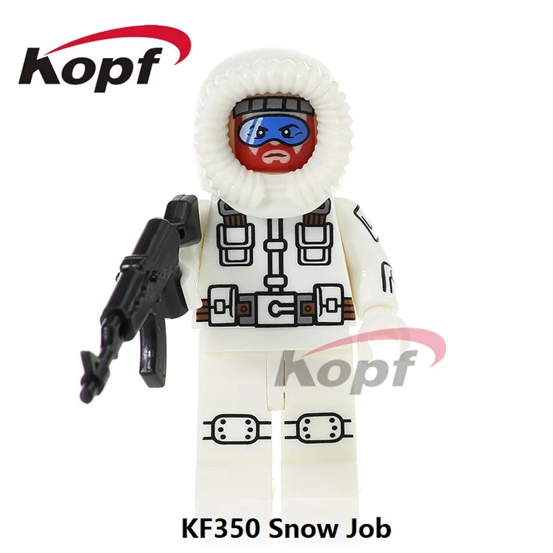 50 шт. KF354 Super Heroes Sgt. Убойная змея глаза мощная девушка снег работа Gi Joe серия строительные блоки рождественские игрушки для детей