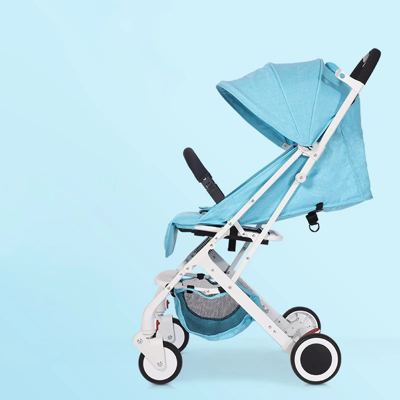 RU! детская коляска, ультра-светильник, переносная, может лежать, мини, детский зонт, складная Коляска - Цвет: Blue Comfort