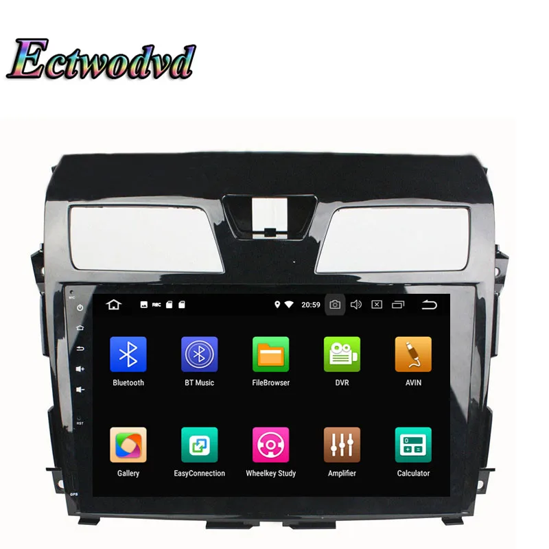 Discount Ectwodvd Octa Core 4G RAM 64G ROM Android 9.0 Car Multimedia DVD Player GPS HeadUnit for Nissan Tenna 2013 2014 2015 1