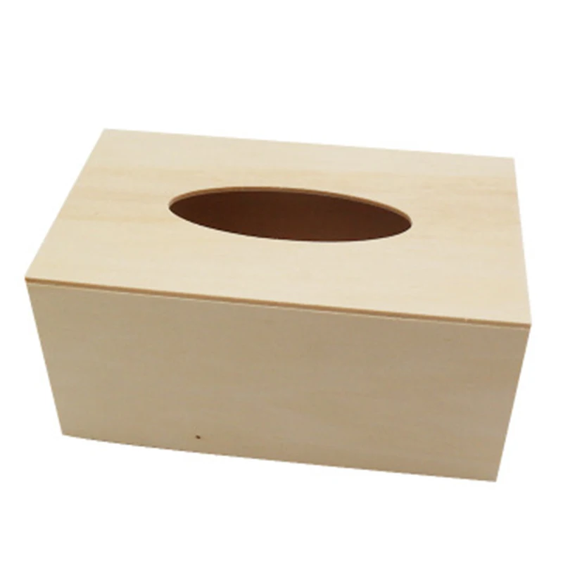 1 шт. бумажный стеллаж деревянная коробка для хранения салфеток домашний прямоугольник DIY коробка для рисования салфеток контейнер для полотенец диспенсер для салфеток Органайзер держатель