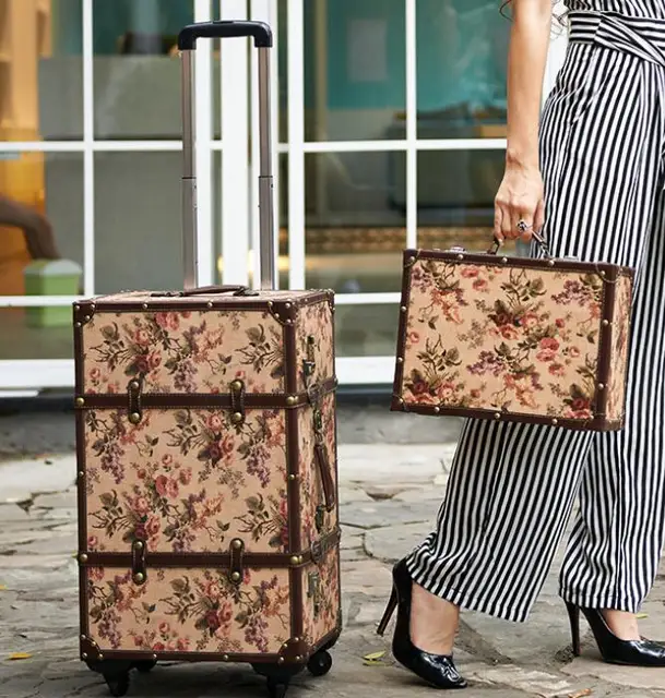 vintage trolley luggage