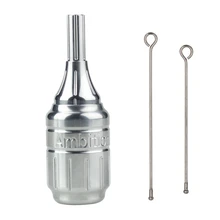 Новые Татуировки зажим для картриджа 316 нержавеющая сталь Материал картридж Вышивка крестом иглы сцепление 28 мм регулируемый ручки