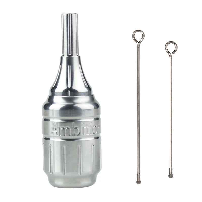 Newest Tattoo Cartridge Grip 316 Stainless Steel Material Needles 28MM Adjustable Grips | Красота и здоровье