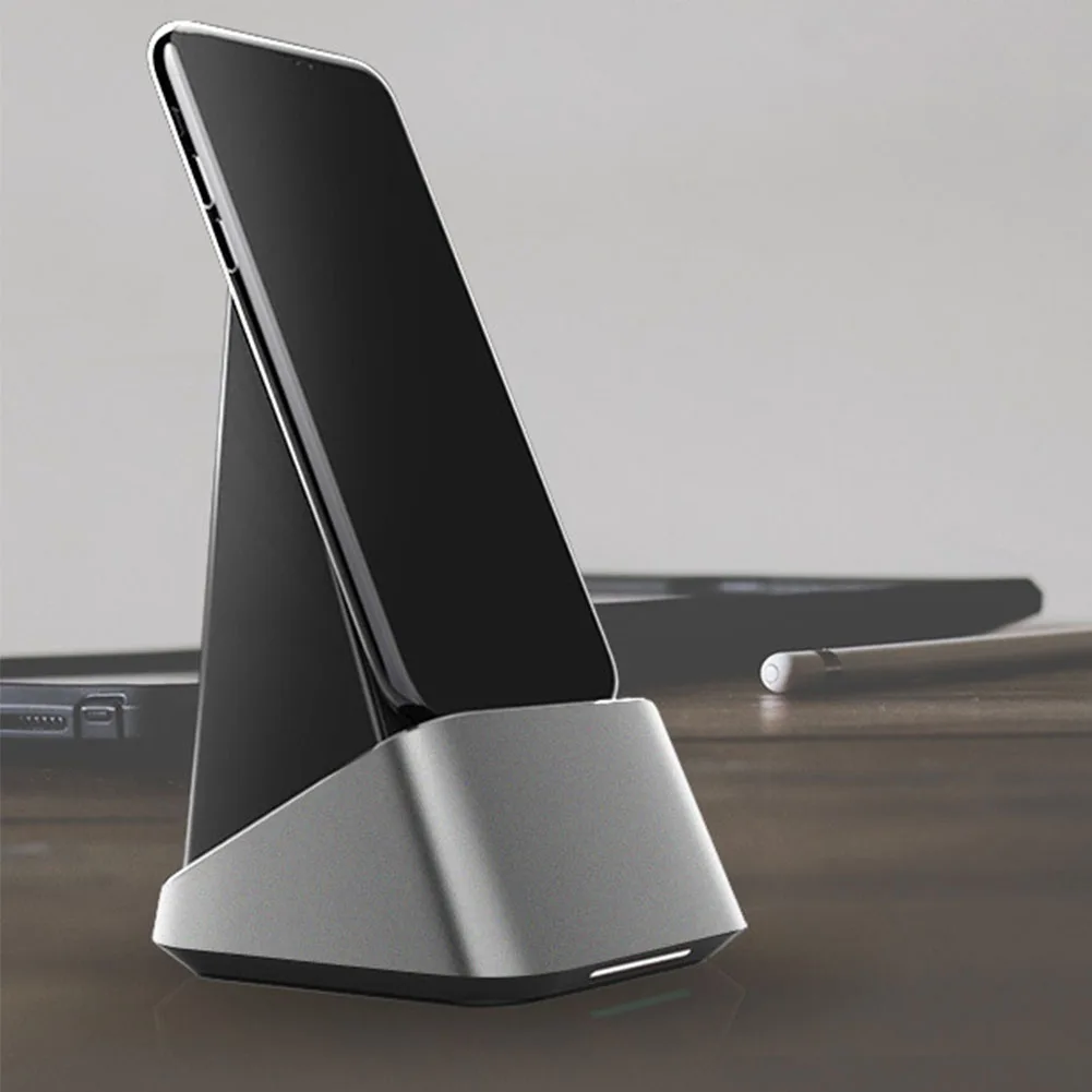 

Tool Stand Vertical Type Holder Charger For Smartphone Desk Stable Bracket Wireless Charging Multifunction Durable Universal