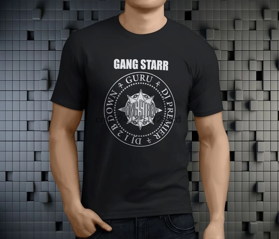 

Limited Edition New Popular Gangstarr Hip Hop Rap Mens Black T-Shirt