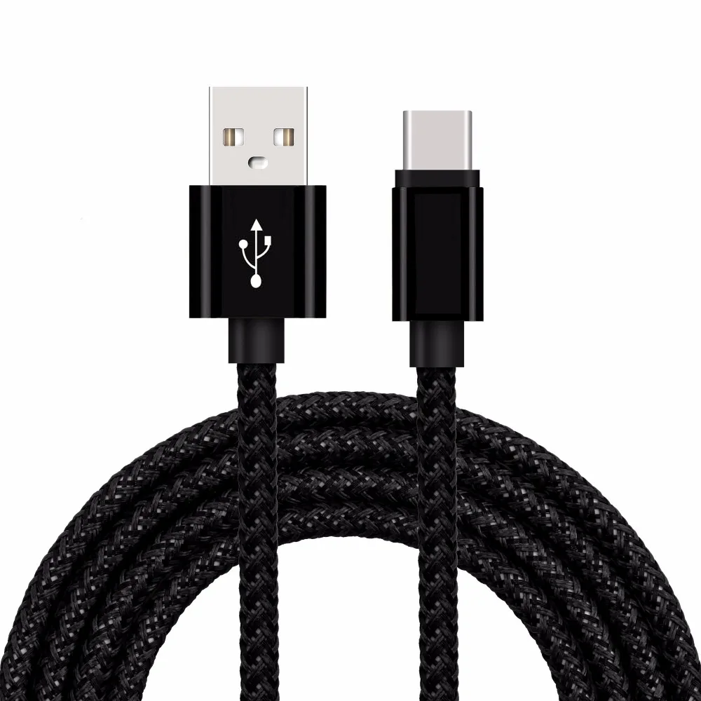 1~ 3 м долговечный тканевый Тип-C USB-C Реверсивный зарядный Дата кабель синхронизации провод для Samsung S9 S9+ S8 S8+ для LG G6 G5 Лот