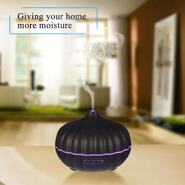 

Pumpkin Ultrasonic Aromatherapy Humidifier With 7Colors Rotating LED light PP&ABS Ultrasonic Humidifier Essential Oil Diffuser