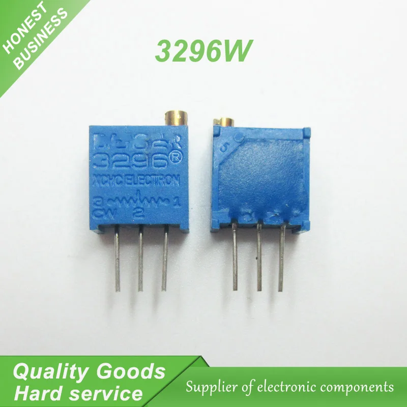 

10Pcs/lot 3296W-1-202LF 3296W 202 2k ohm Top regulation Multiturn Trimmer Potentiometer High Precision Variable Resistor