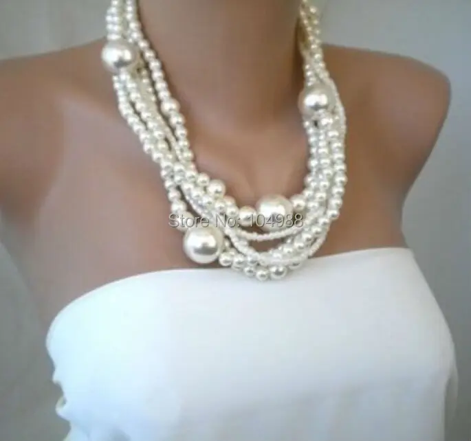 

FREE SHIPPING NEW STYLE PN003 IMITATION PEARLS SHORT NECKLACE JEWELRY