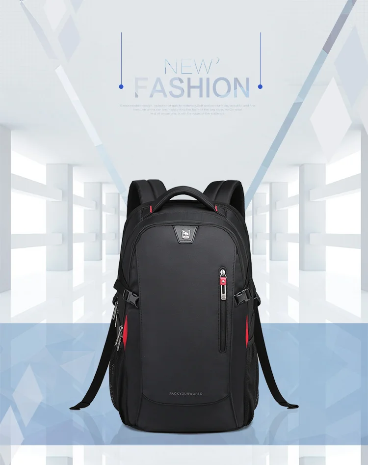 OIWAS, деловая сумка, 14 дюймов, рюкзак для ноутбука, мужской, водонепроницаемый, нейлон, 29Л, повседневная сумка на плечо, для путешествий, для подростков, мужской рюкзак, mochila, подарок