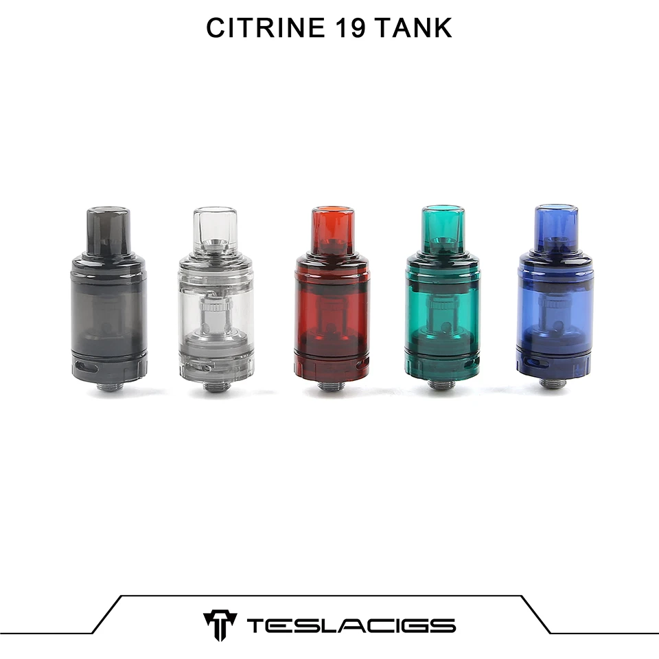 Original Tesla Citrine 19 Tank Sub Ohm atomizer 1.8ml Adjustable bottom airflow system E-cigarette Vape for Tesla Innovator Kit (13)