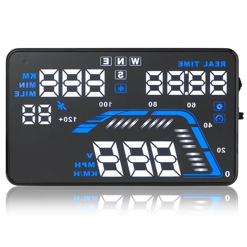 

5.5 inch Q7 OBD2 Automotive HUD Car Head up Displays Automatic Manual Adjustment Display Practical Black Car Electronic