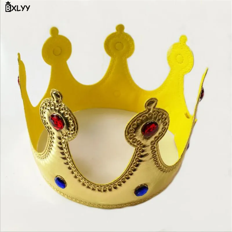 BXLYY King Crown Товары для детей и взрослых на день рождения шляпа для фотосессии Рождественские Свадебные украшения подарки на Хэллоуин. 7Z