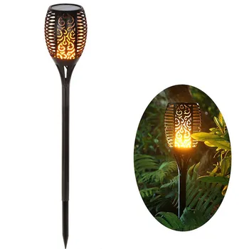 

LED Solar Garden Light Outdoor LED Landscape Decoration Light Flame Lamp Waterproof Torch Spotlight Flickering Path Lawn Lamps