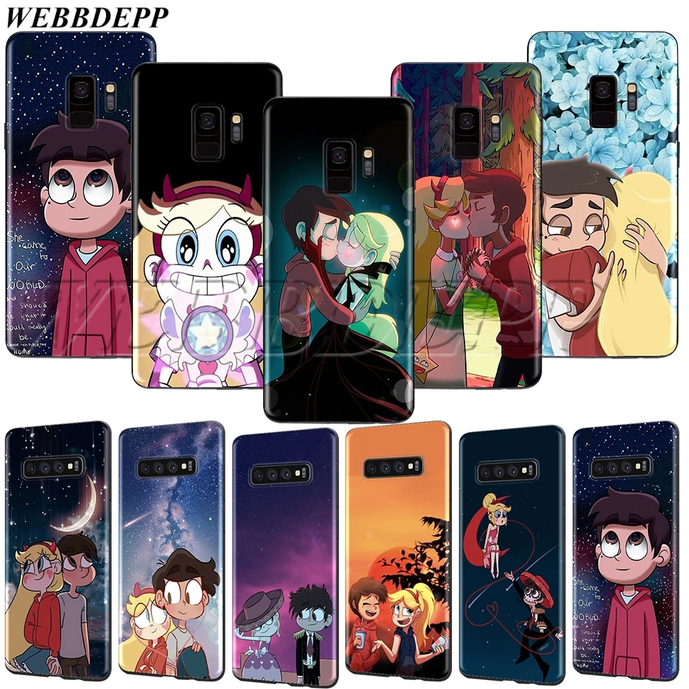 

WEBBEDEPP Star vs the Forces of Evil Soft TPU Case for Samsung Galaxy Note 8 9 S6 S7 S8 S9 S10 S10e Edge Plus