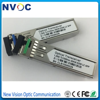 

Free Shipping 20KM 1.25G BiDi SFP Fiber Module 1310nm/1550nm SC/LC Compatible,WDM Single Mode Fiber Optic Transceiver
