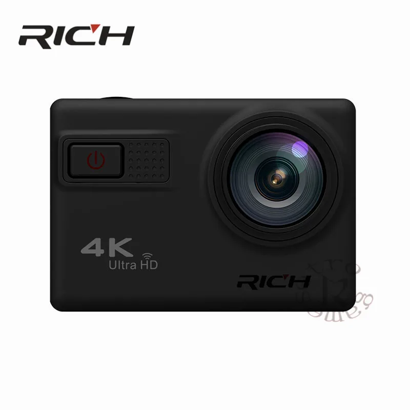Экшн камера RICH F68B 4K Wifi 2 0 &quotLCD UHD водонепроницаемая Спортивная наружная