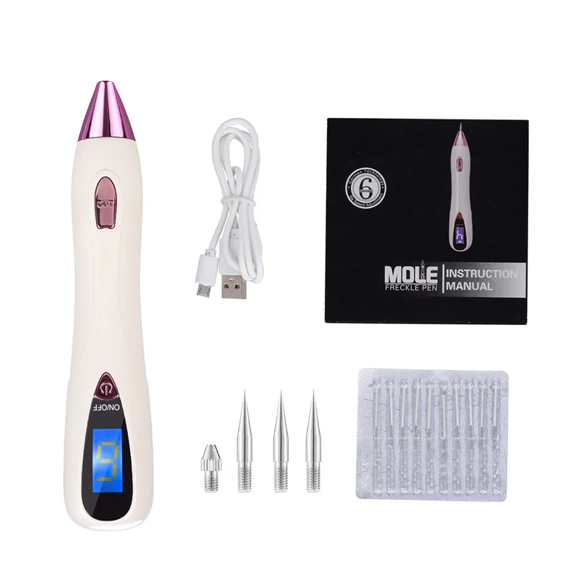 Elettrico-Portatile-Macchie-Lentiggine-Nevo-Verruca-Talpa-Rimozione-Del-Tatuaggio-Pen-Display-LCD-Dispositivi-Alimentati-Bellezza (5) - 