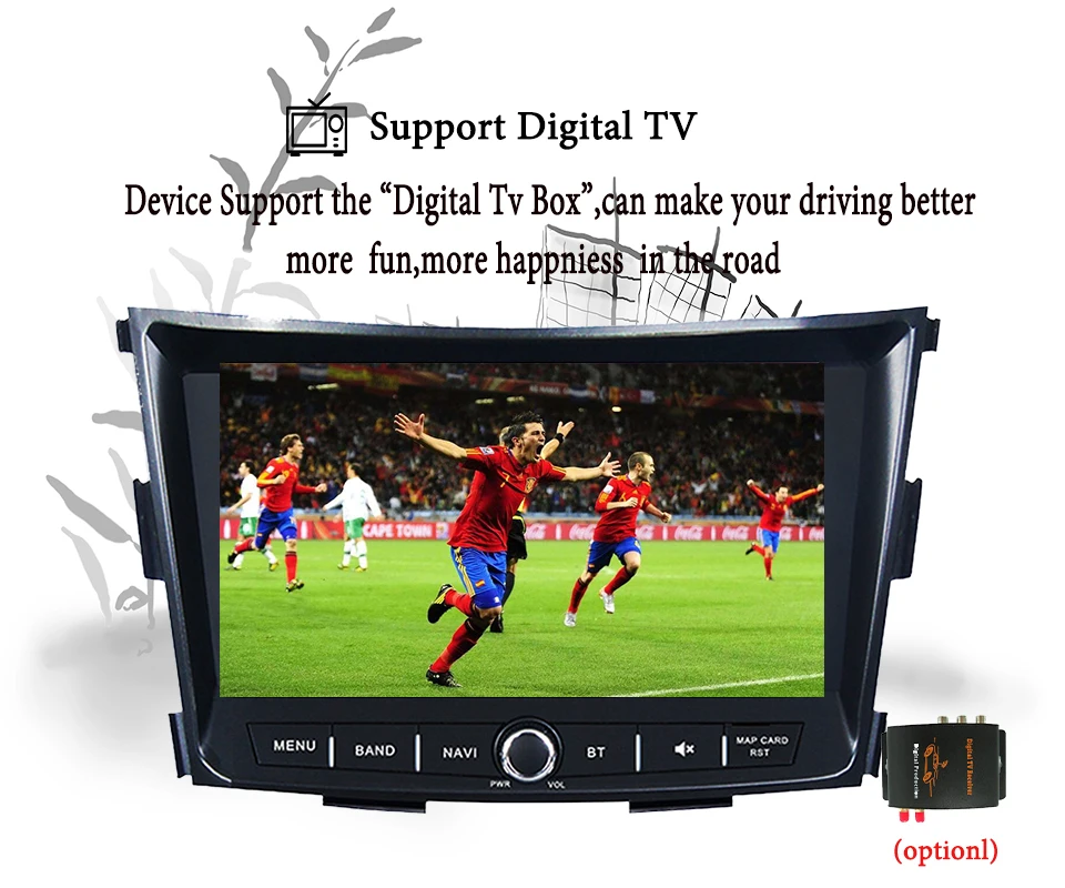 Excellent 8 Inch Android 9.0 HD IPS 4+64GB CAR DVD PLAYER Multimedia GPS RADIO For SSANGYONG TIVOLI 2015 2016 2017 2018 OBD Stereo Audio 15