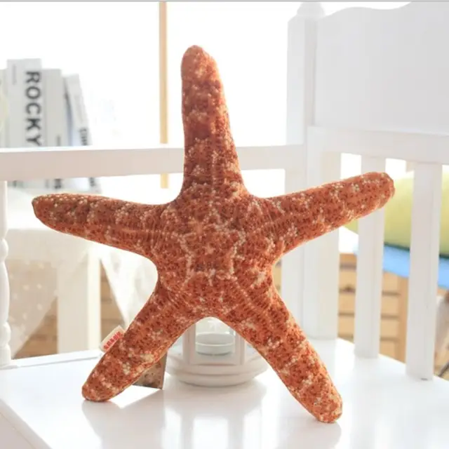 Marine Life Plush Pillows Conch Shell Starfish Stuffed Plush Toys Cute Cushion Dolls for Kids 4