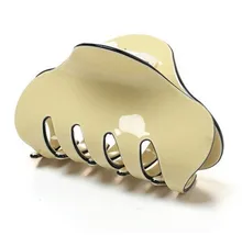 Large Size High Quality Arcylic Hairpins Candy Color Hair Clip Shiny Crab Hair Claws For Women Girl Hair Accessories Hairclip
