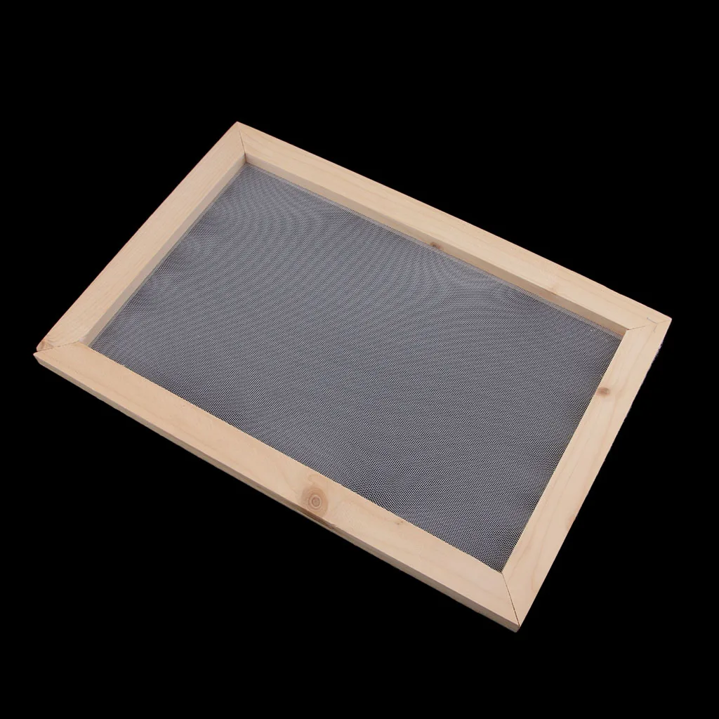 Wooden Paper Making Mold Papermaking Mould Frame Screen Tools for Paper Handcraft DIY Paper Craft