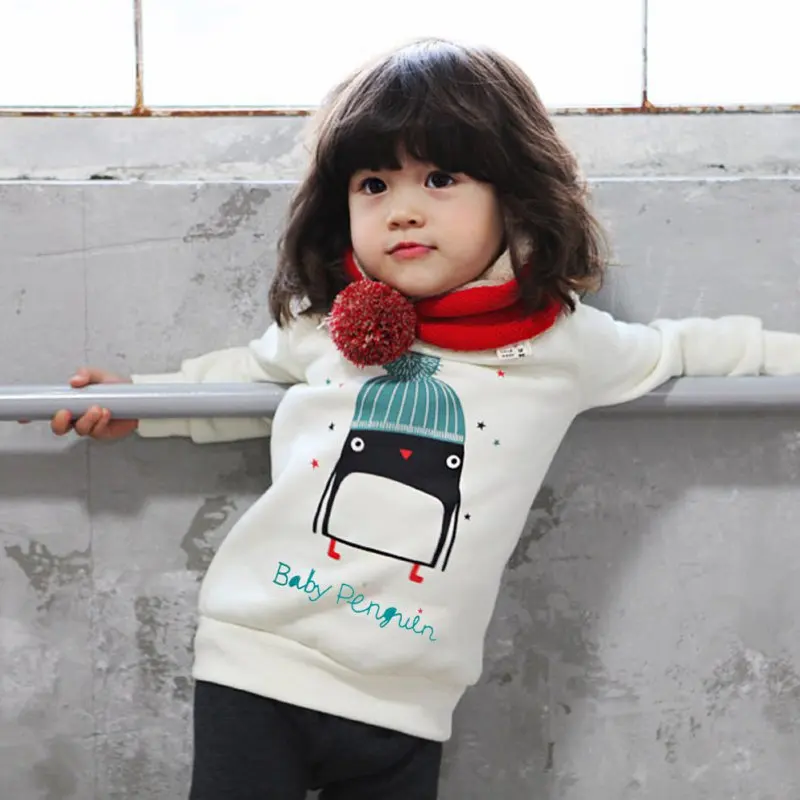 Baby Girl Winter Penguin Pattern Long Sleeve Blouse Pullover Sweater 0-3Y HTB1dw3lKFXXXXa9XVXXq6xXFXXXO - Baby Girl Winter Penguin Pattern Long Sleeve Blouse Pullover Sweater 0-3Y